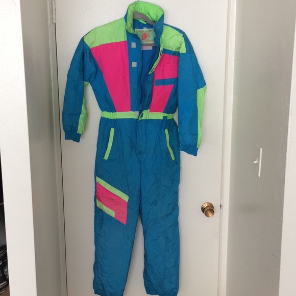 retro ski jumpsuit